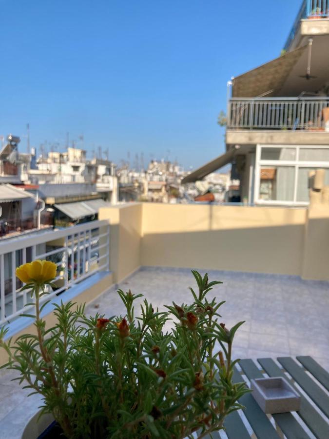 Modern Penthouse Thessaloniki Apartment Exterior foto